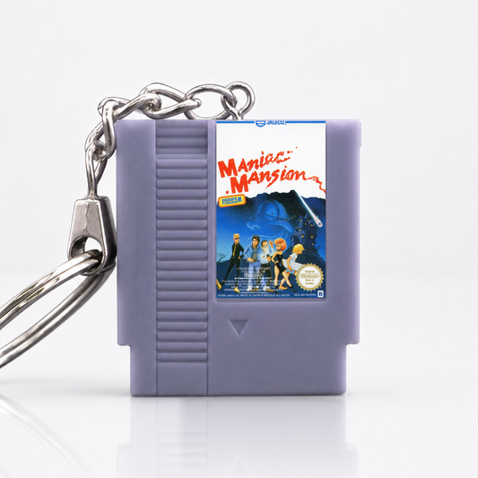 Maniac Mansion – NES Miniatur Spielmodul Schlüsselanhänger