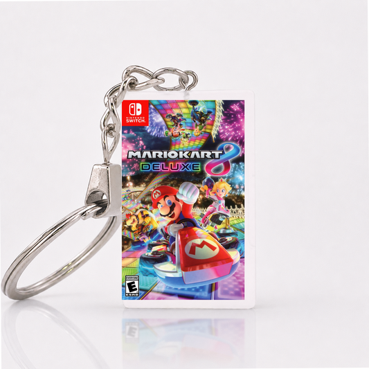 Mario Kart 8 Deluxe - Switch Miniatur Spielhülle Schlüsselanhänger