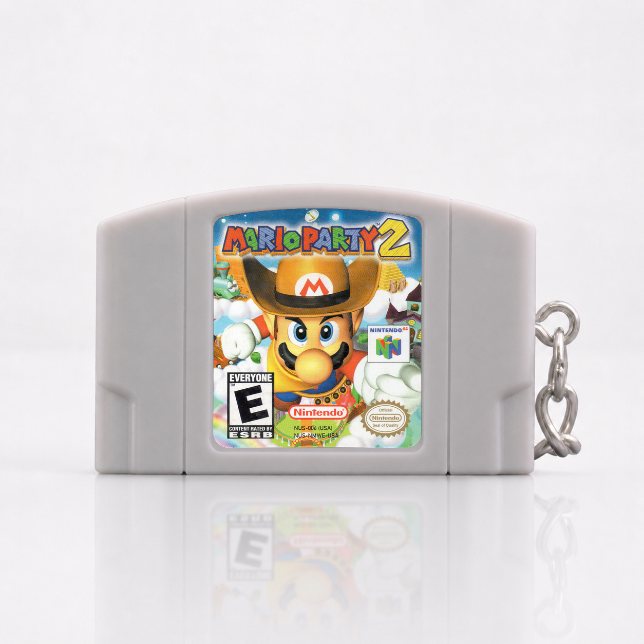 Mario Party 2 - N64 Miniatur Spielmodul Schlüsselanhänger