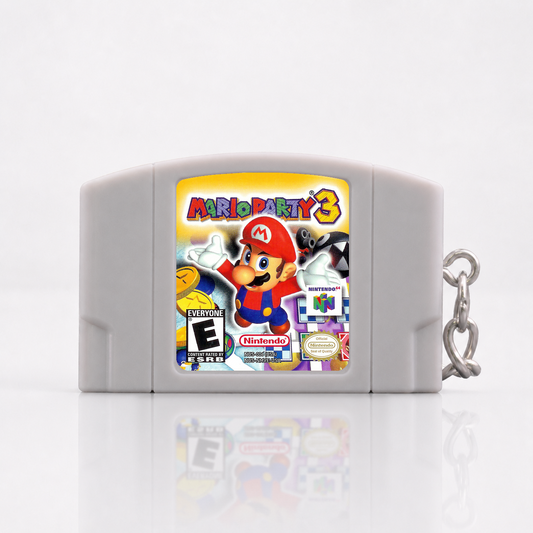 Mario Party 3 - N64 Miniatur Spielmodul Schlüsselanhänger