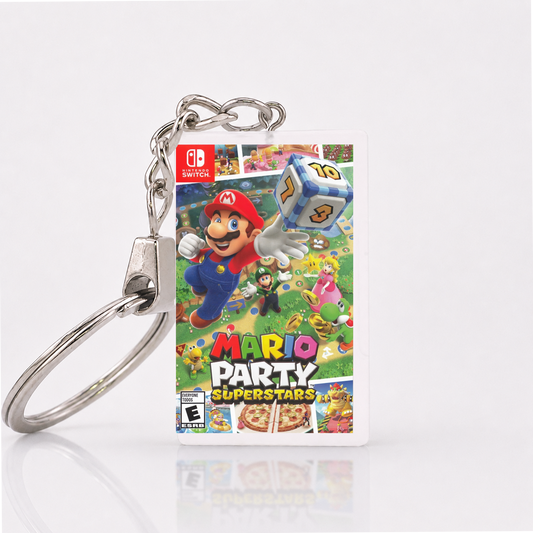 Mario Party Superstars - Switch Miniatur Spielhülle Schlüsselanhänger