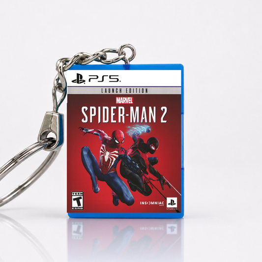 Spider-Man 2 - PS5 Miniatur Spielhülle Schlüsselanhänger