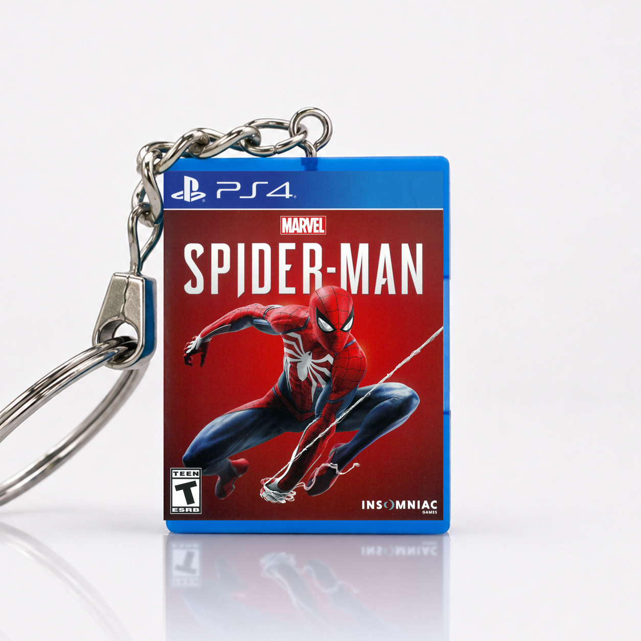 Spider Man - PS4 Miniatur Spielhülle Schlüsselanhänger