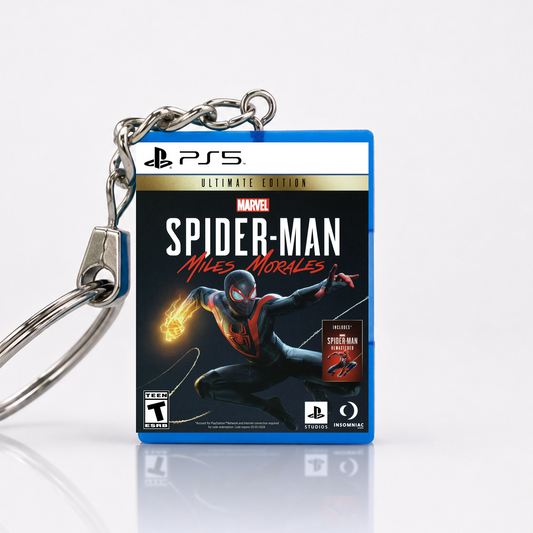 Spider-Man: Miles Morales - Ultimate Edition - PS5 Miniatur Spielhülle Schlüsselanhänger