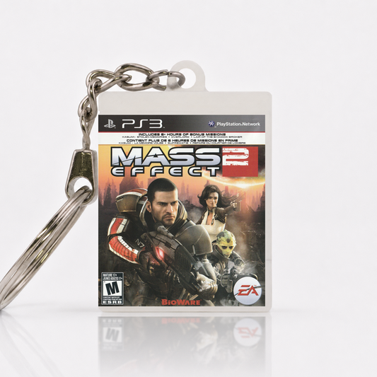Mass Effect 2 - PS3 Miniatur Spielhülle Schlüsselanhänger