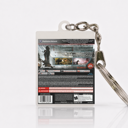 Mass Effect 3 - PS3 Miniatur Spielhülle Schlüsselanhänger
