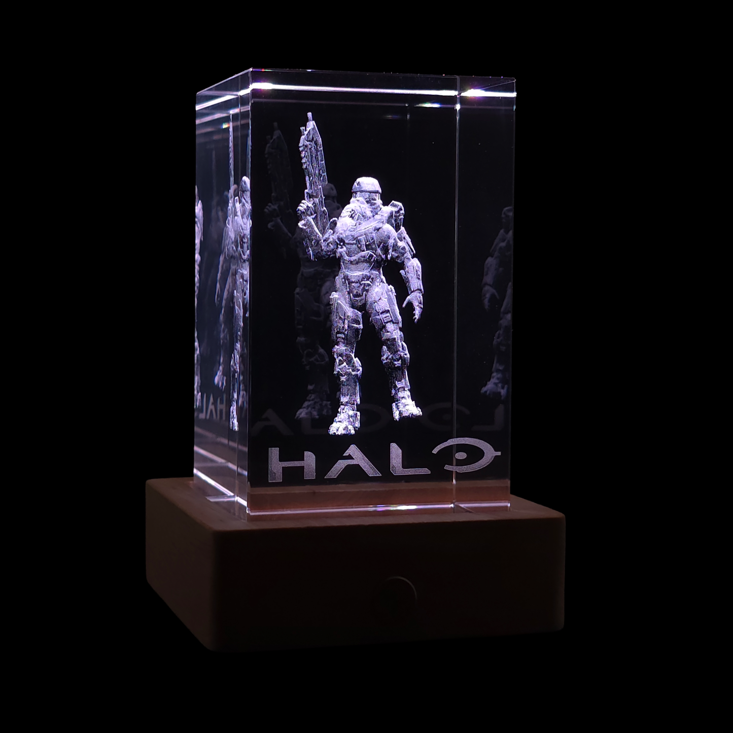 Master Chief - Halo - 3D Kristalllampe