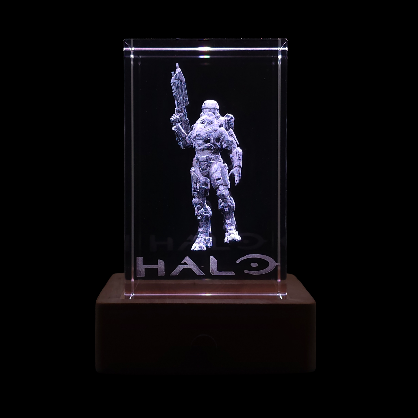 Master Chief - Halo - 3D Kristalllampe