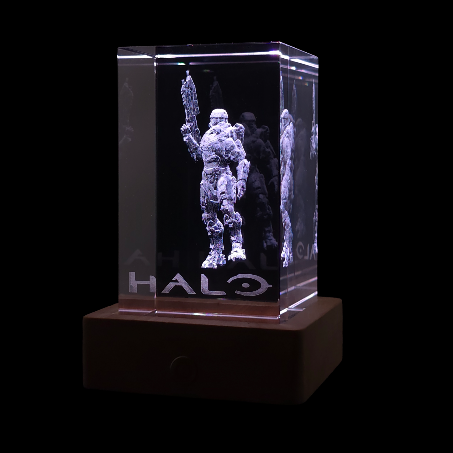 Master Chief - Halo - 3D Kristalllampe