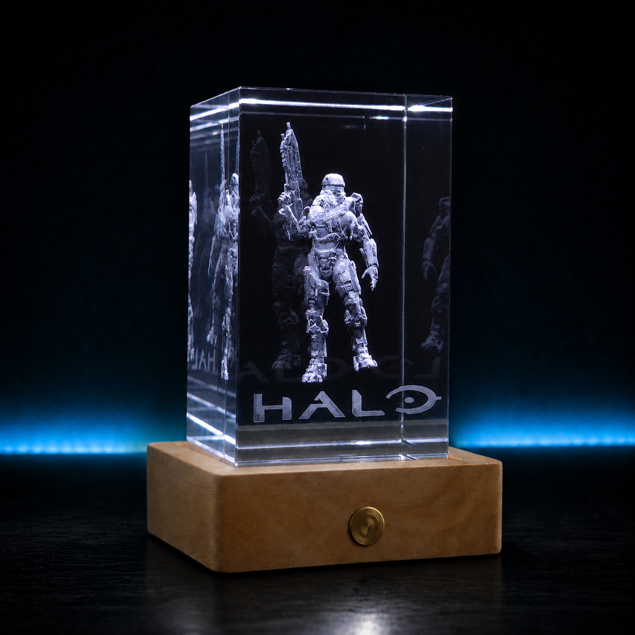 Master Chief - Halo - 3D Kristalllampe