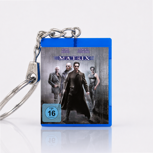 Matrix - Film Miniatur Blu-Ray Hülle Schlüsselanhänger