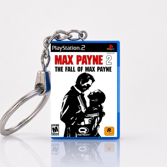 Max Payne 2: The Fall Of Max Payne - PS2 Miniatur Spielhülle Schlüsselanhänger
