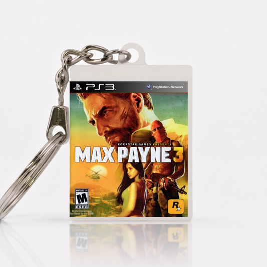 Max Payne 3 - PS3 Miniatur Spielhülle Schlüsselanhänger