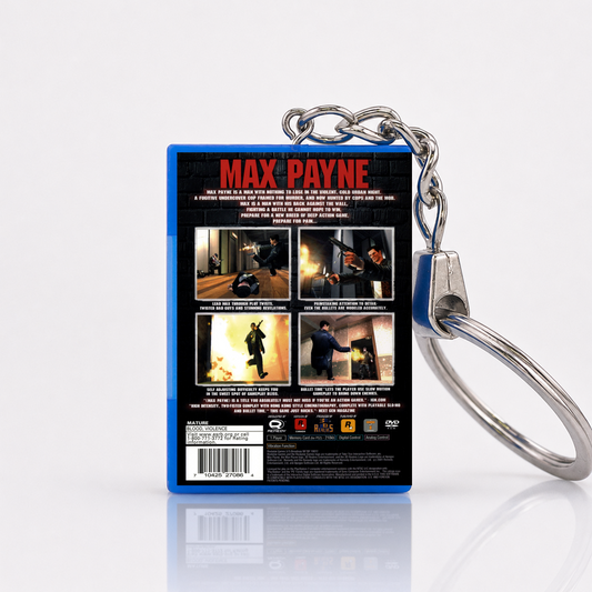 Max Payne - PS2 Miniatur Spielhülle Schlüsselanhänger