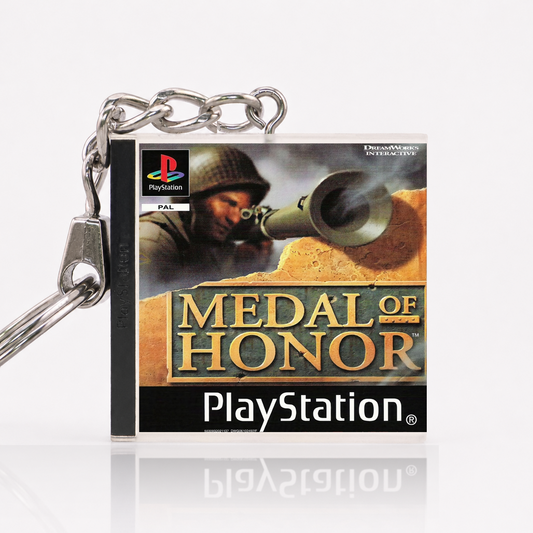Medal of Honor - PS1 Miniatur Spielhülle Schlüsselanhänger