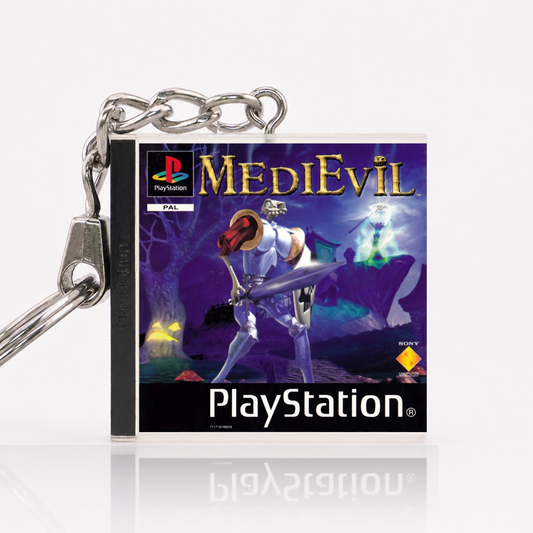 MediEvil - PS1 Miniatur Spielhülle Schlüsselanhänger