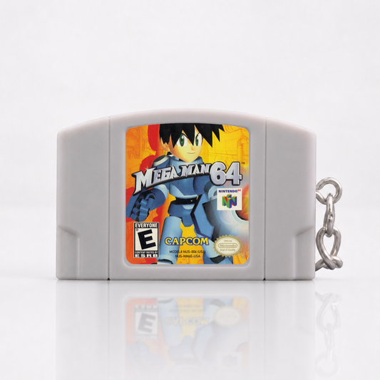Mega Man 64 - N64 Miniatur Spielmodul Schlüsselanhänger