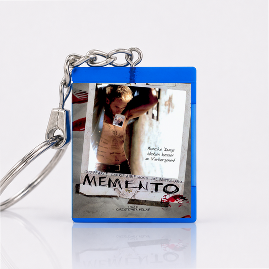 Memento - Film Miniatur Blu-Ray Hülle Schlüsselanhänger
