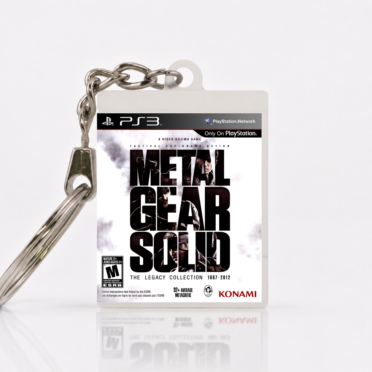 Metal Gear Solid: The Legacy Collection - PS3 Miniatur Spielhülle Schlüsselanhänger