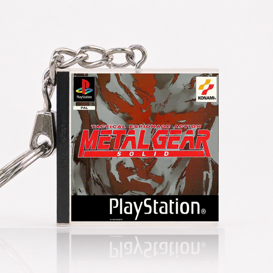 Metal Gear Solid - PS1 Miniature Game Case Keychain