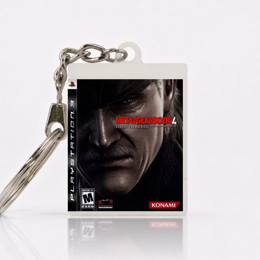 Metal Gear Solid 4: Guns of the Patriots - PS3 Miniatur Spielhülle Schlüsselanhänger