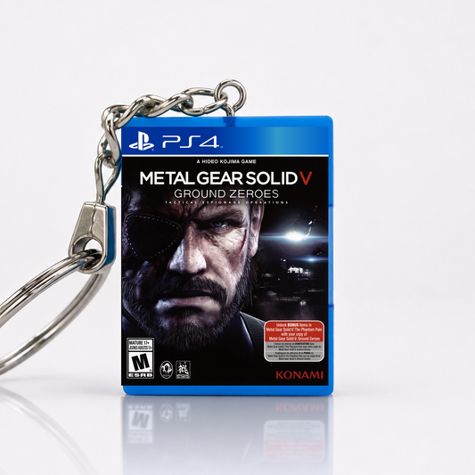 Metal Gear Solid V: Ground Zeroes - PS4 Miniatur Spielhülle Schlüsselanhänger
