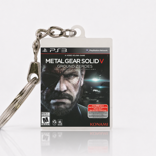 Metal Gear Solid V: Ground Zeroes - PS3 Miniatur Spielhülle Schlüsselanhänger