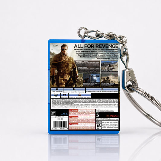 Metal Gear Solid V: The Phantom Pain - PS4 Miniatur Spielhülle Schlüsselanhänger