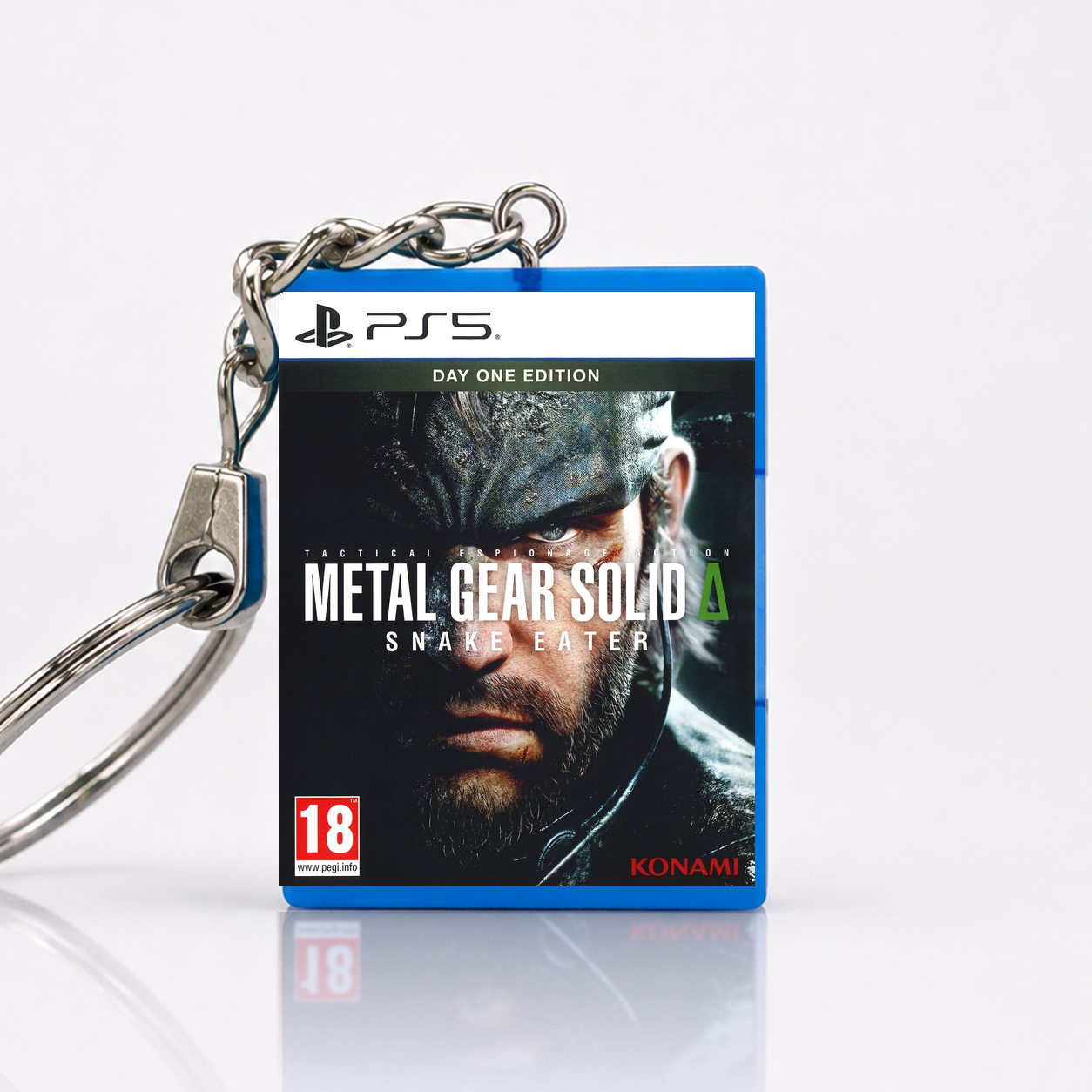 Metal Gear Solid 4: Snake Eater - PS5 Miniatur Spielhülle Schlüsselanhänger