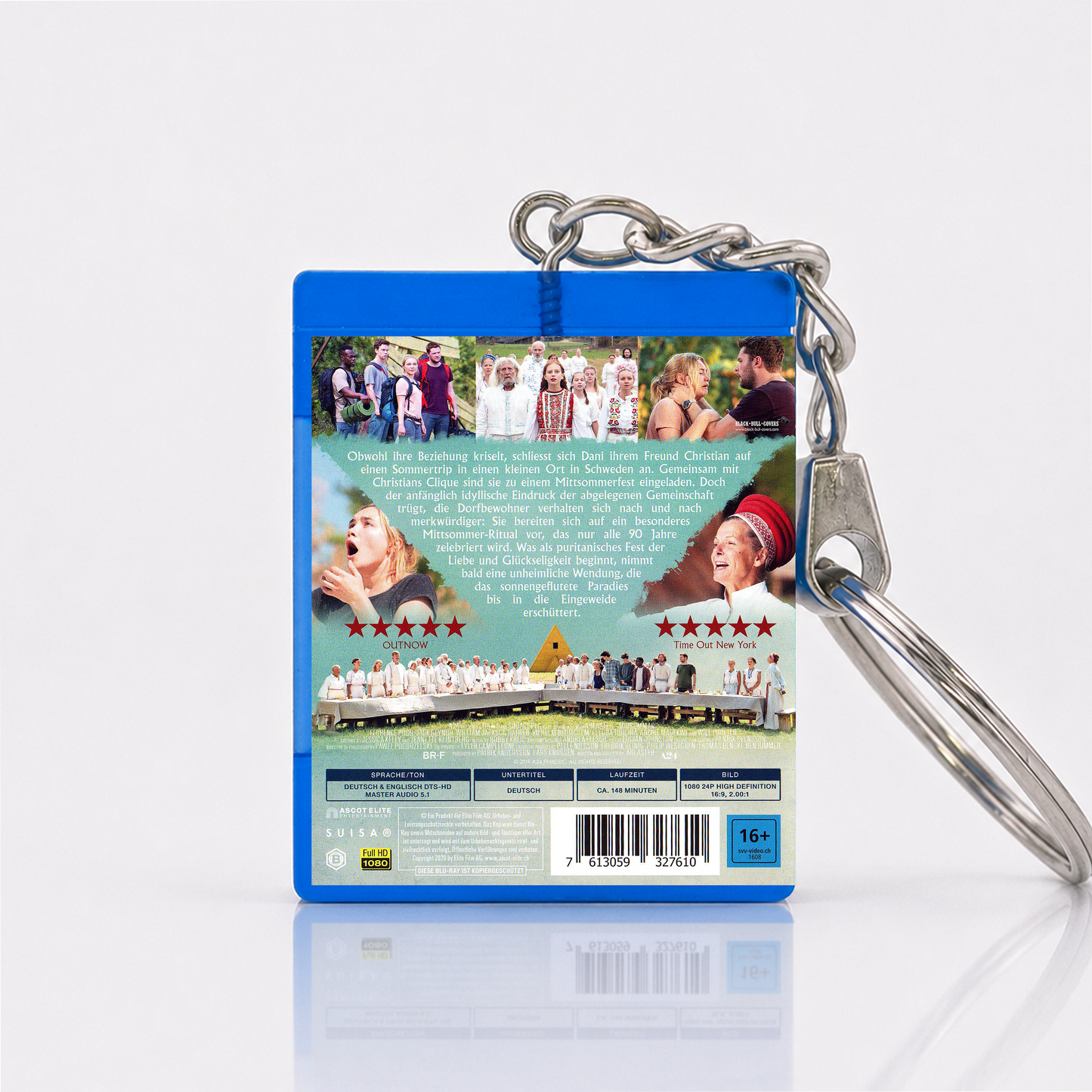 Midsommar - Film Miniatur Blu-Ray Hülle Schlüsselanhänger