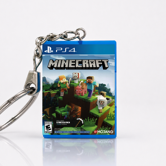 Minecraft - PS4 Miniatur Spielhülle Schlüsselanhänger