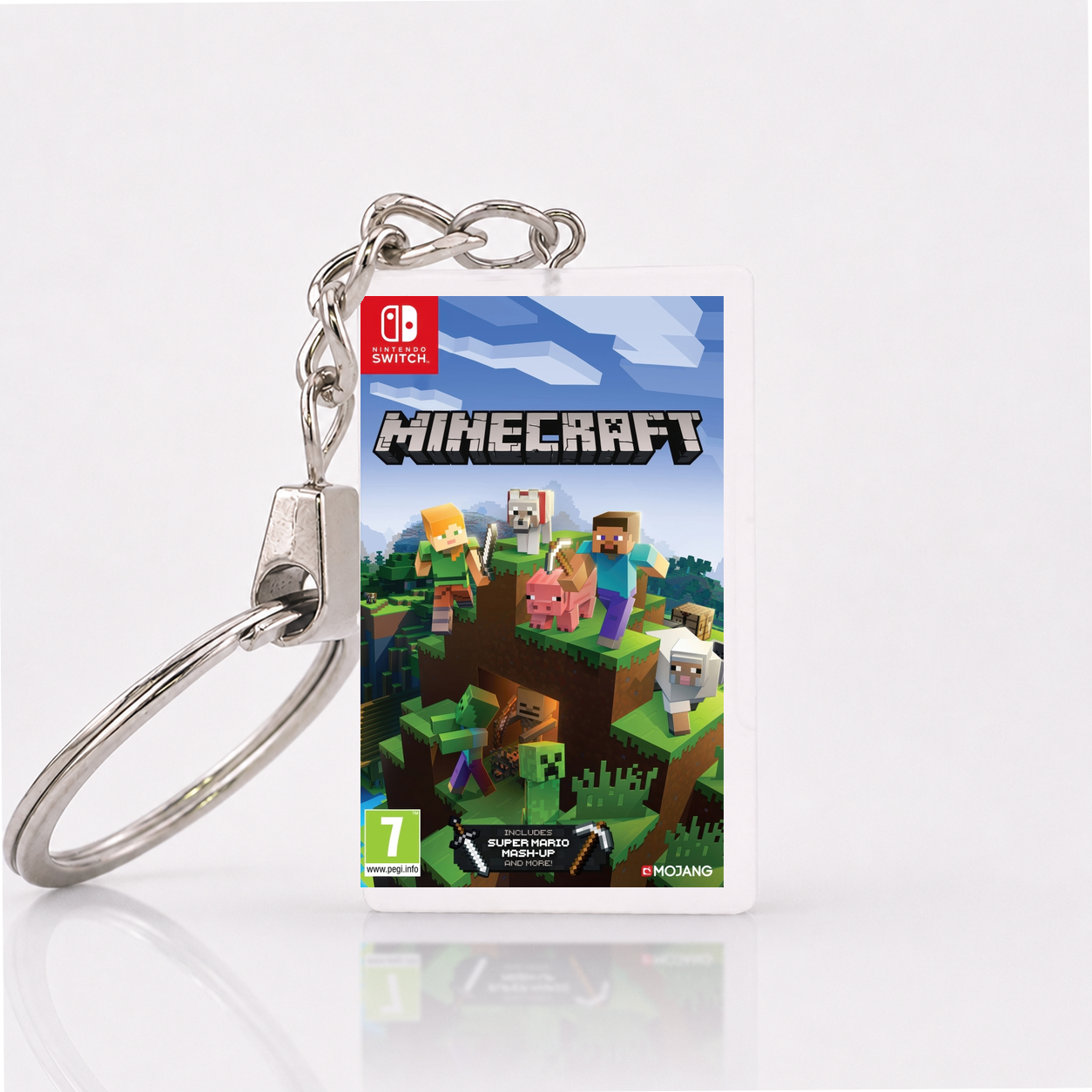 Minecraft - Switch Miniatur Spielhülle Schlüsselanhänger