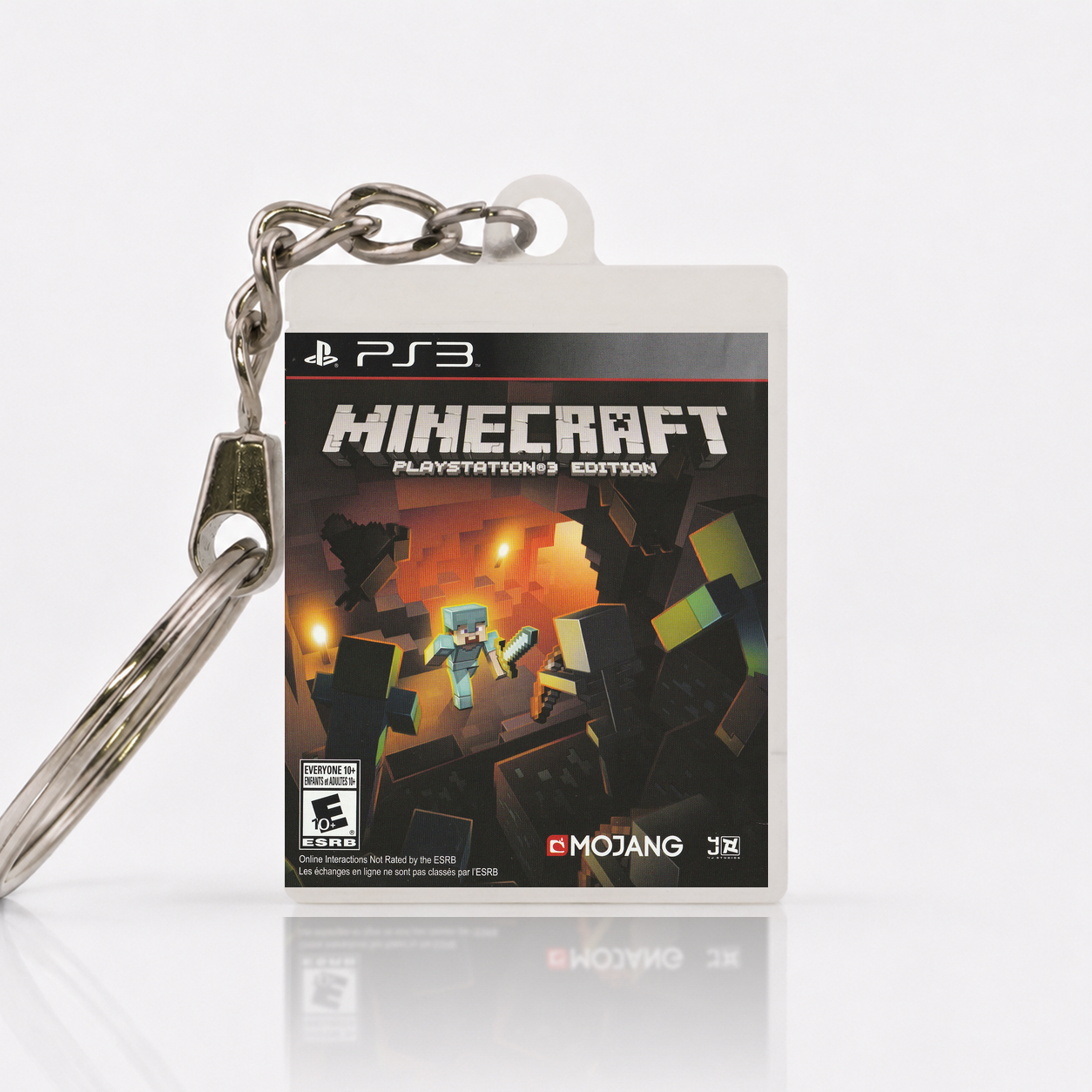 Minecraft - PS3 Miniatur Spielhülle Schlüsselanhänger
