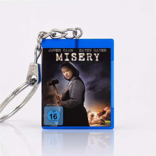 Misery - Film Miniatur Blu-Ray Hülle Schlüsselanhänger