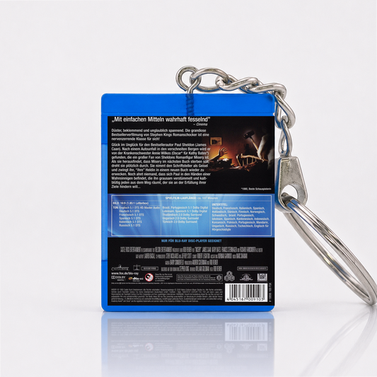 Misery - Film Miniatur Blu-Ray Hülle Schlüsselanhänger