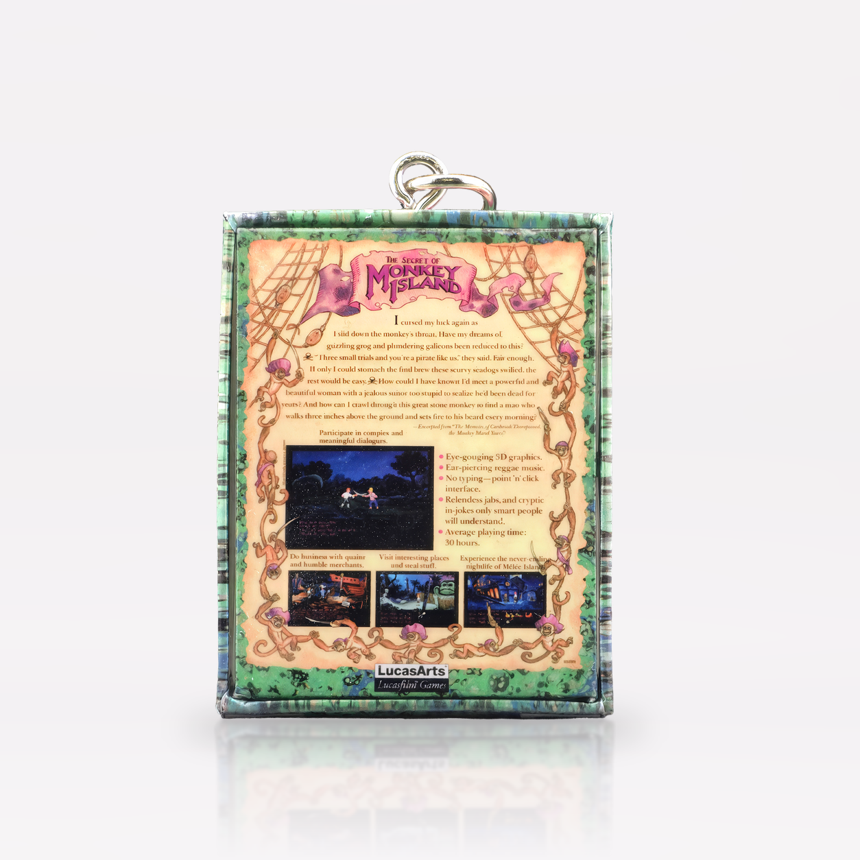Monkey Island: The Secret of Monkey Island - Miniature Big Box Keychain