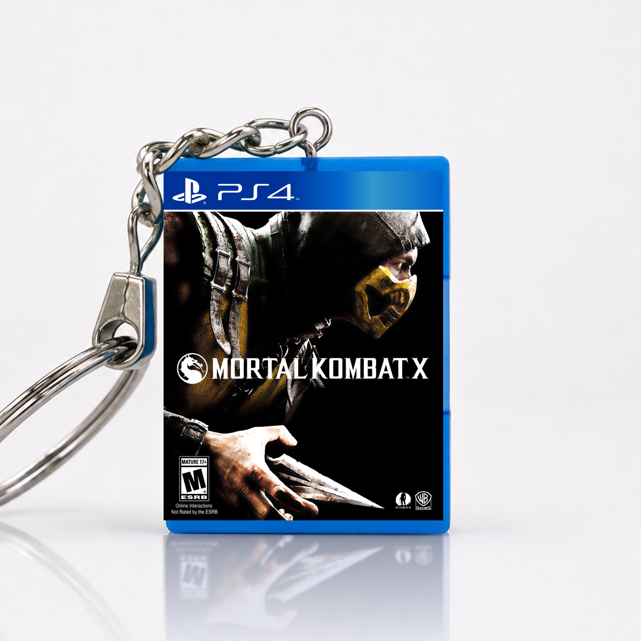 Mortal Kombat X - PS4 Miniatur Spielhülle Schlüsselanhänger