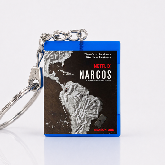 Narcos - Serien Miniatur Blu-Ray Hülle Schlüsselanhänger
