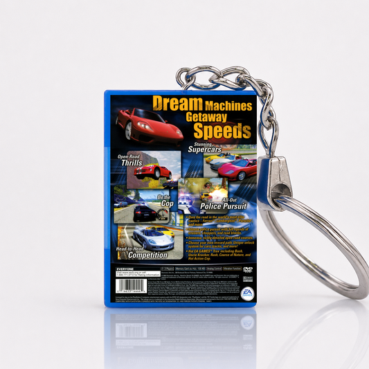 Need For Speed Hot Pursuit 2 - PS2 Miniatur Spielhülle Schlüsselanhänger