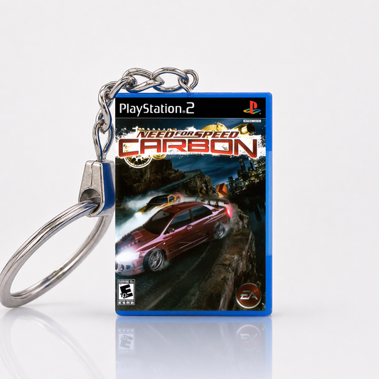 Need For Speed Carbon - PS2 Miniatur Spielhülle Schlüsselanhänger