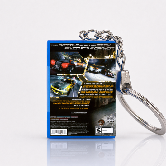 Need For Speed Carbon - PS2 Miniatur Spielhülle Schlüsselanhänger