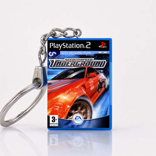 Need For Speed Underground - PS2 Miniatur Spielhülle Schlüsselanhänger