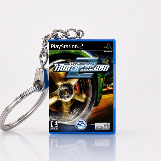 Need For Speed Underground 2 - PS2 Miniatur Spielhülle Schlüsselanhänger