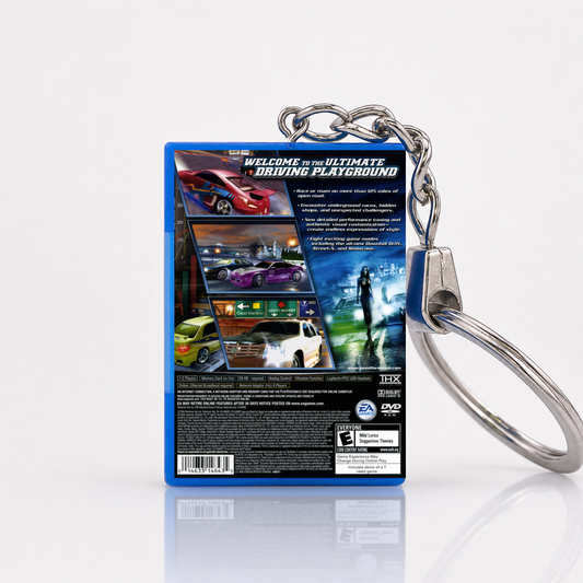 Need For Speed Underground 2 - PS2 Miniatur Spielhülle Schlüsselanhänger