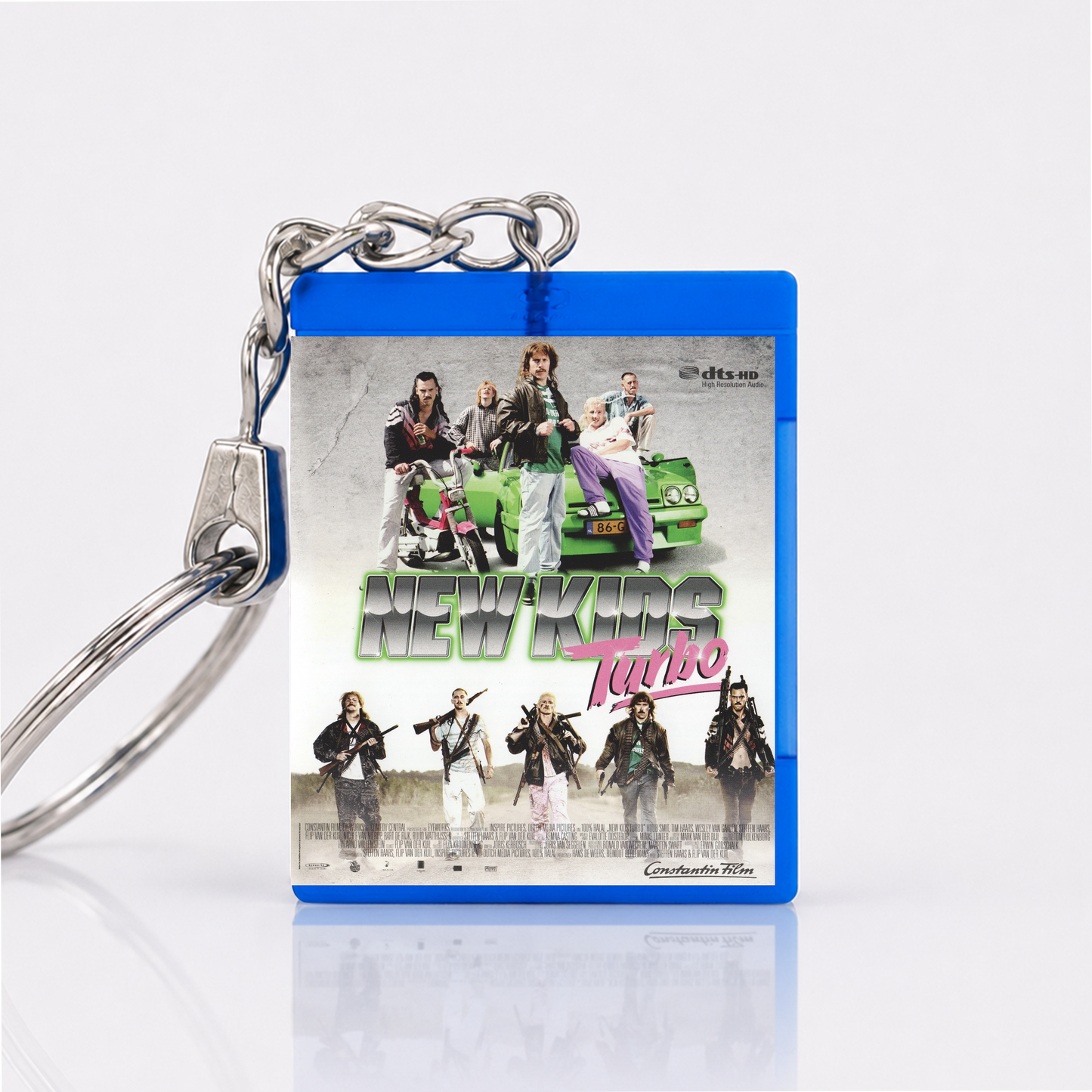 New Kids Turbo - Film Miniatur Blu-Ray Hülle Schlüsselanhänger