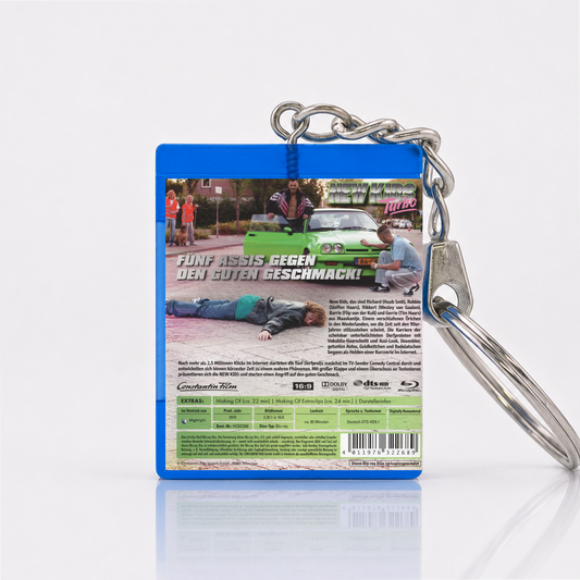 New Kids Turbo - Film Miniatur Blu-Ray Hülle Schlüsselanhänger