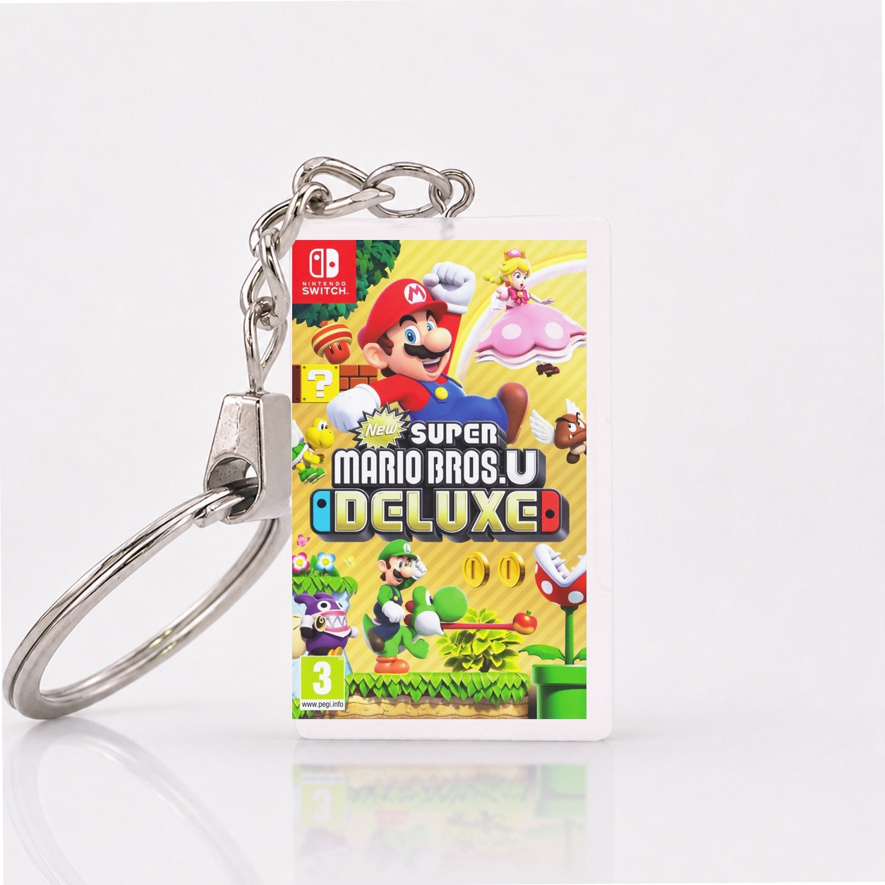 New Super Mario Bros. U Deluxe - Switch Miniatur Spielhülle Schlüsselanhänger