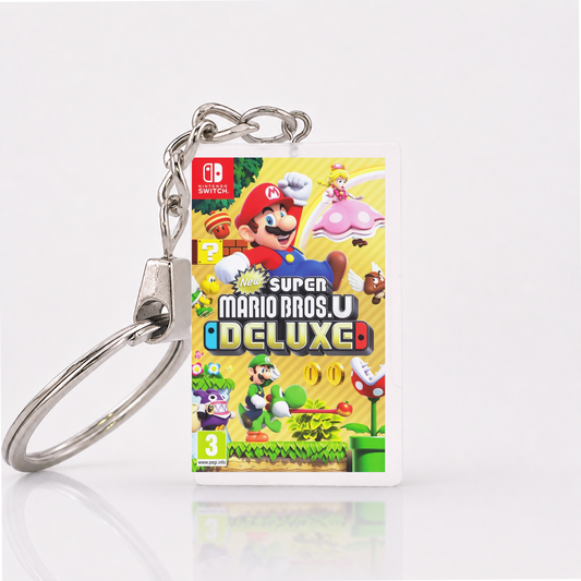 New Super Mario Bros. U Deluxe - Switch Miniatur Spielhülle Schlüsselanhänger