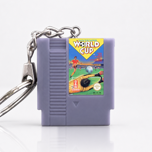 Nintendo World Cup – NES Miniatur Spielmodul Schlüsselanhänger
