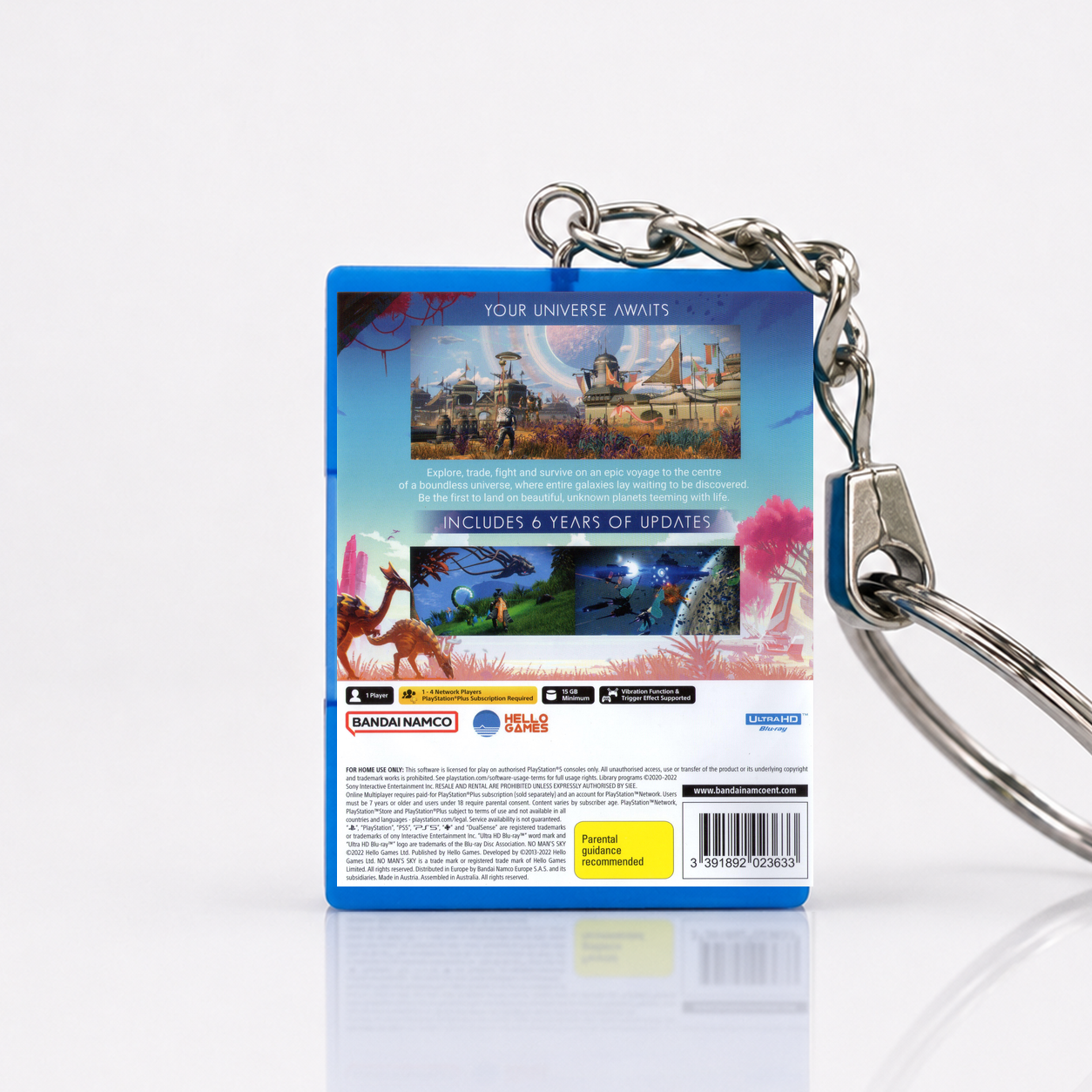 No Man's Sky - PS5 Miniatur Spielhülle Schlüsselanhänger